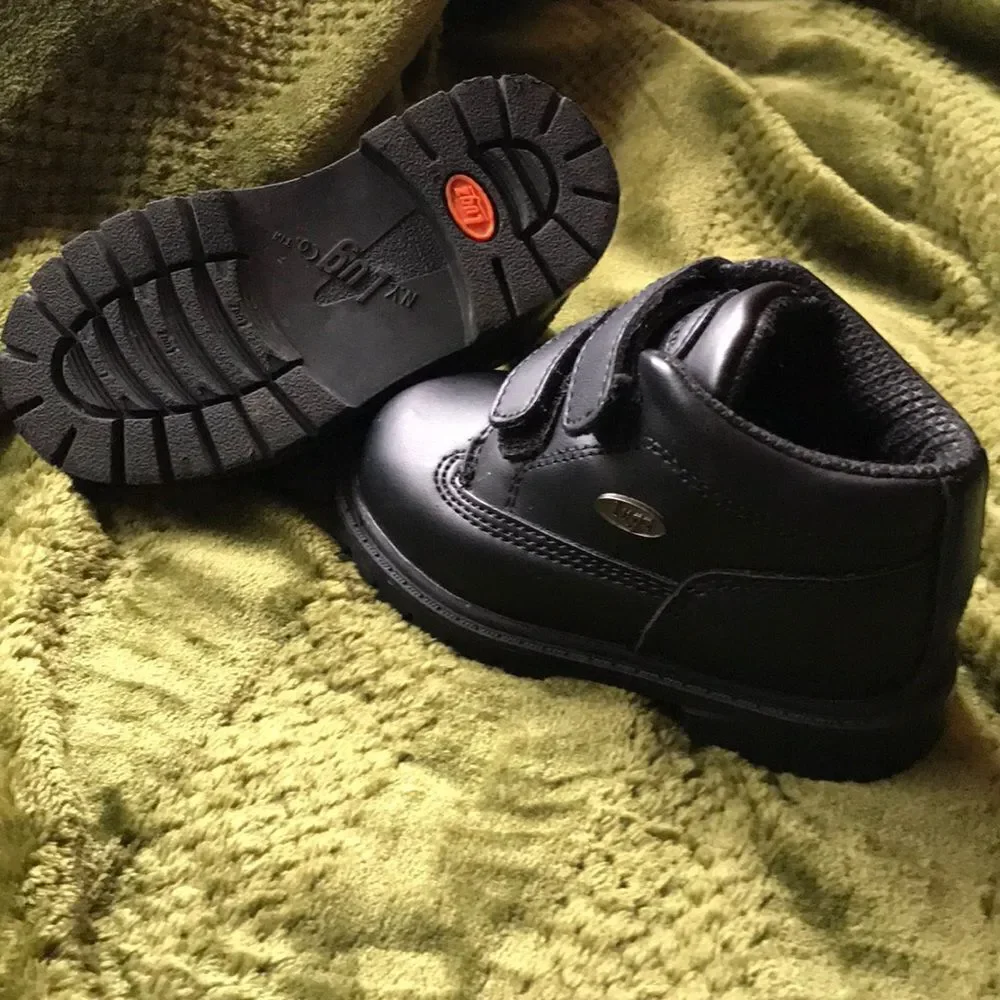 Lugz boys boots 6 toddler black